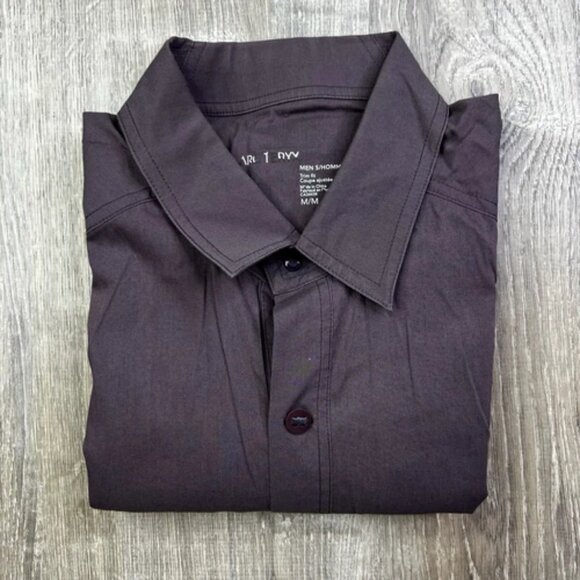 Arc'teryx Transept Shirt Purple Button Up Short Sleeve Hiking 13685 M Medium - Picture 1 of 9